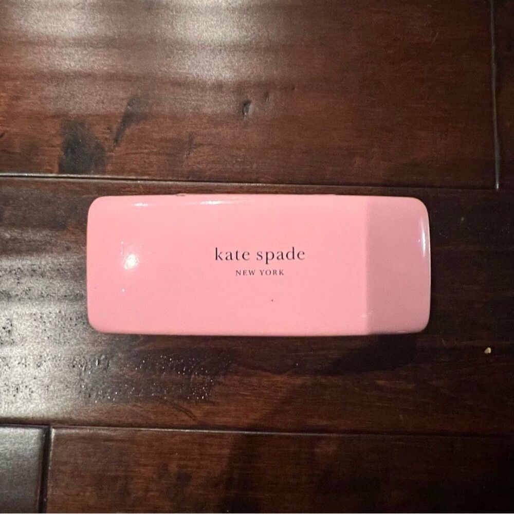 Kate Spade Pink and Green Eyeglass Sunglass Case